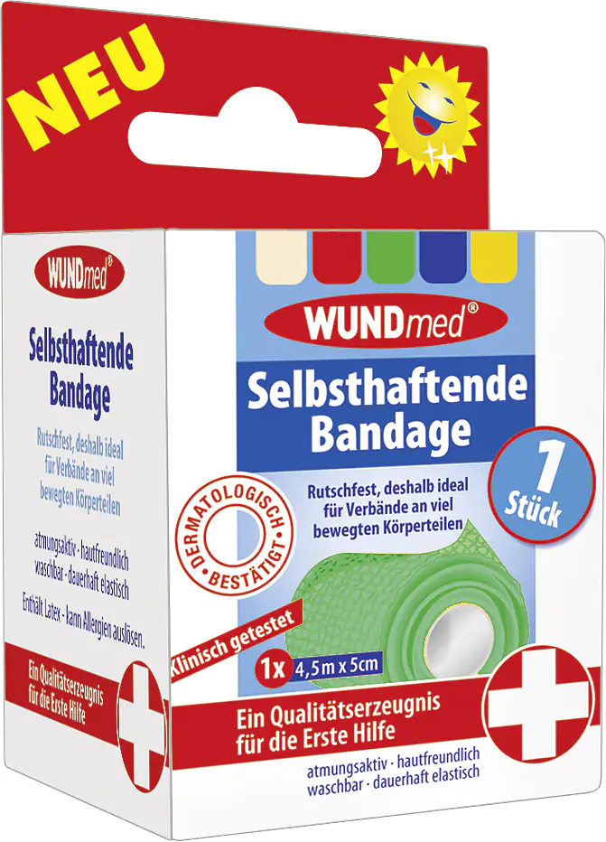 Wundmed Selbsthaftende Bandage 4,5 m x 5 cm