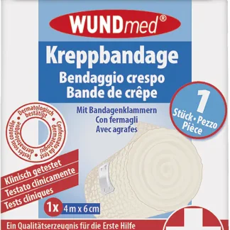 Wundmed Kreppbandage 6 cm breit x 4 cm lang