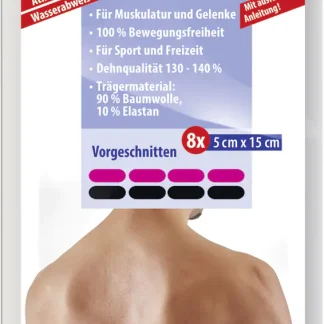 Wundmed Kinesiologie Tape für den Rücken