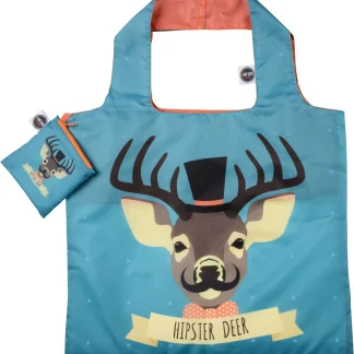 ANY BAGS Einkaufstasche Tragetasche Hipster Deer 48 x 65 cm (L x B x H), faltbar