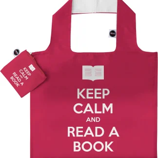 ANY BAGS Einkaufstasche Tragetasche Keep calm and read a book 48 x 65 cm (L x B x H), faltbar