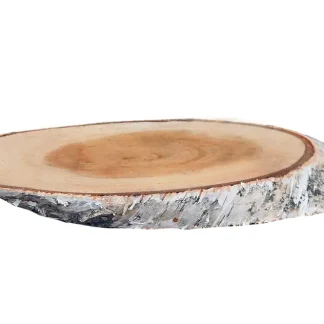 Birkenholzscheiben oval 100% Natur 18-30 cm ø