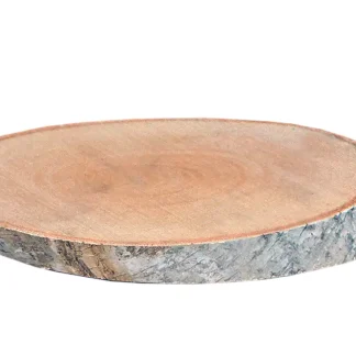Birkenholzscheiben oval 100% Natur 35-38 cm ø