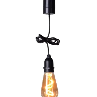 TrendLine LED Hängeleuchte Edison Ø 14,5 cm warmweiß, für Außen, 16 LED