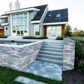 TrendLine Verblender Quartz anthrazit-grau-rot