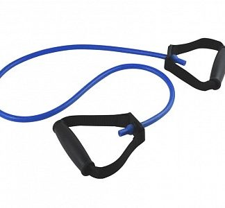 Tubo latex con maniglie 125 cm x 3,0 mm - resistente - blu