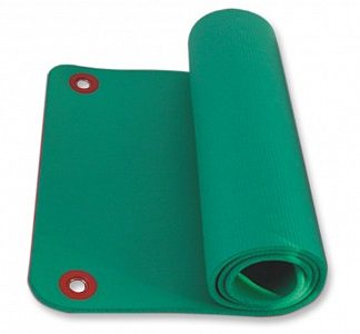Materassino con fori 180 x 60 x h 1,6 cm - verde