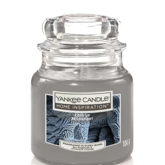 Yankee Candle Duftkerze Kleines Glas Cosy Up 104 g, grau