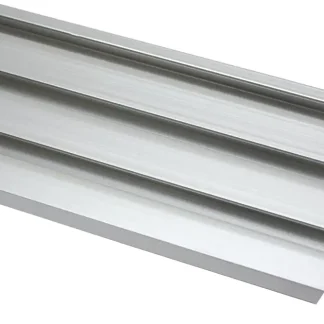 Gardinia Schiene für Flächenvorhang Atlanta silber, 160 cm, 3-läufig
