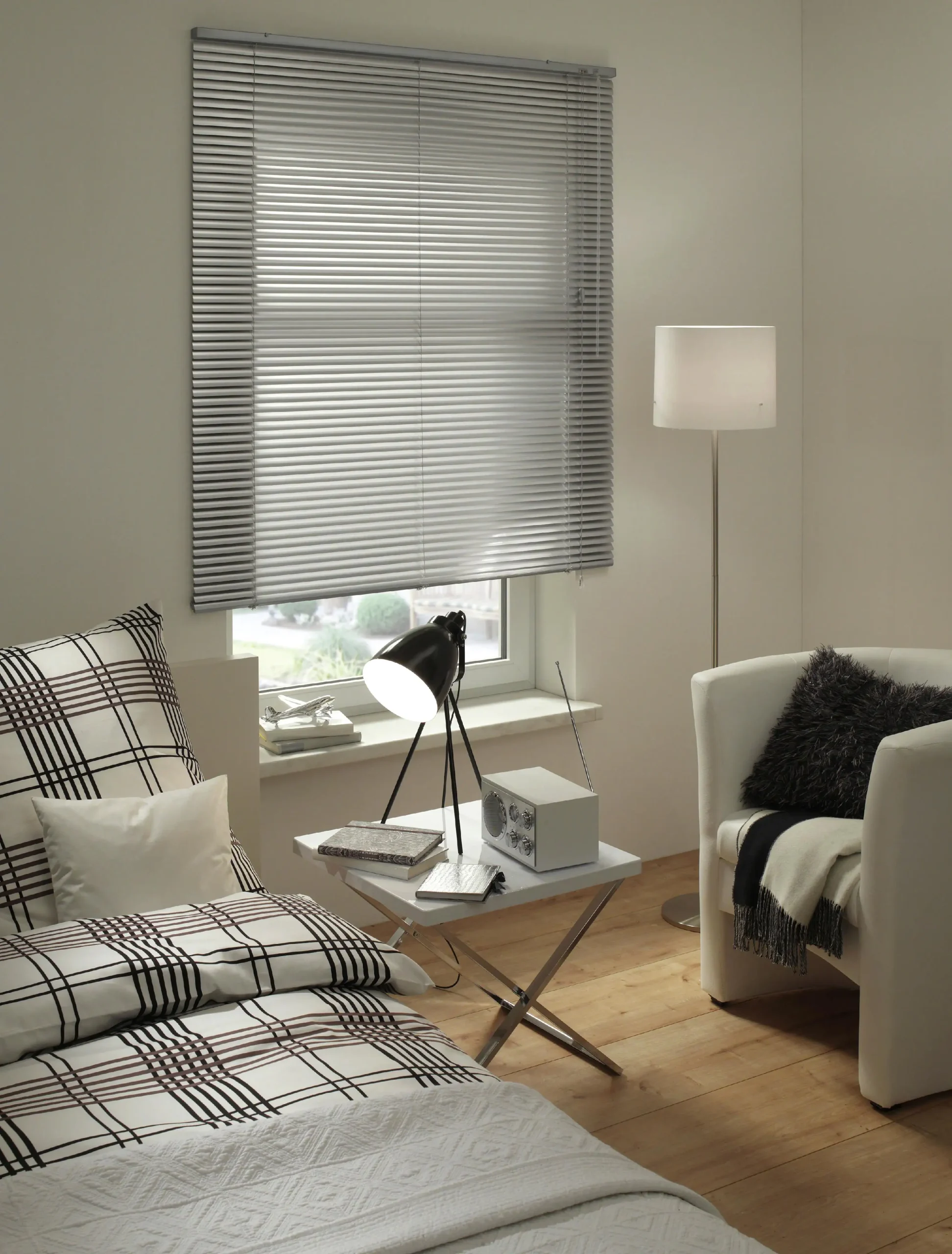 Gardinia Alu Jalousie silber, 90 x 130 cm