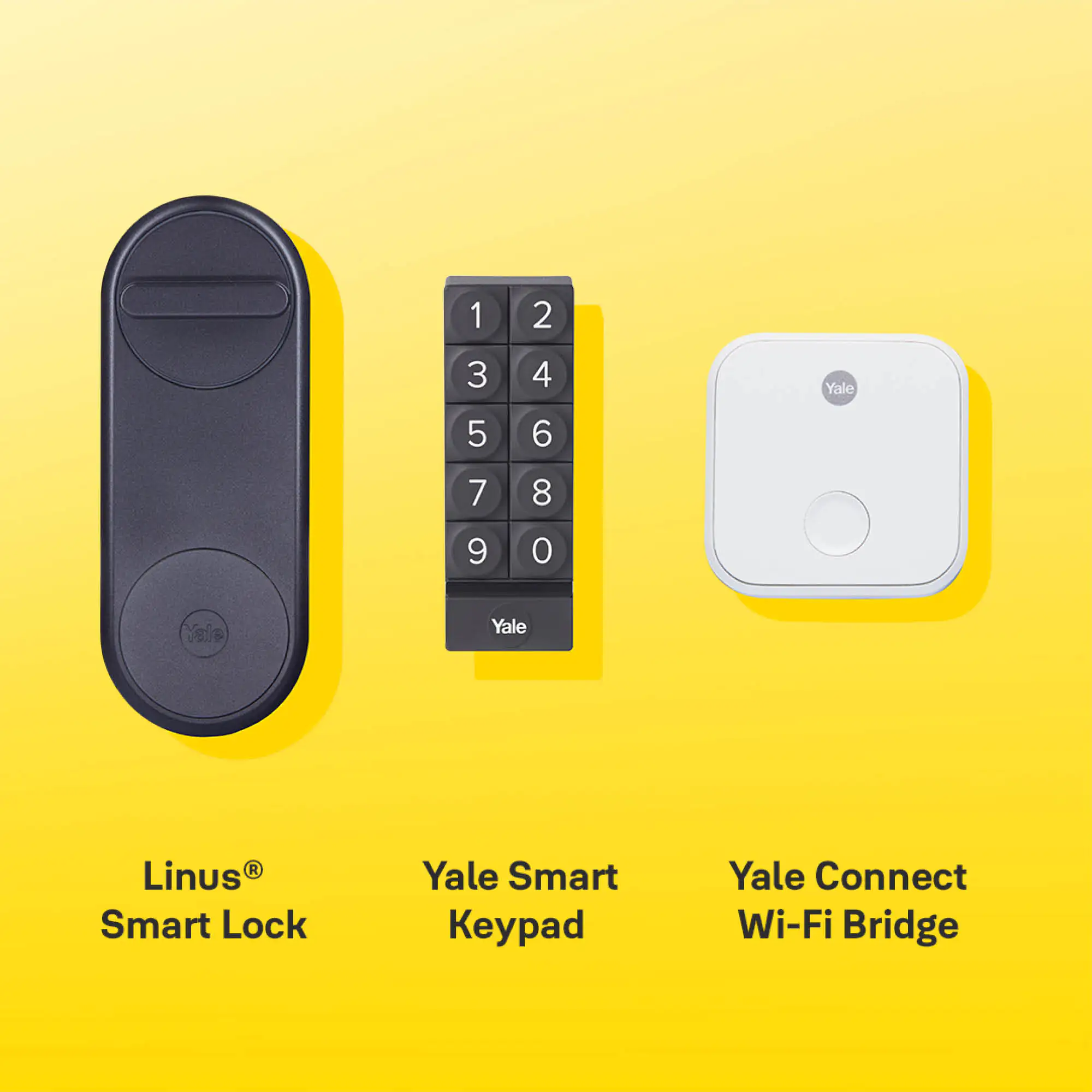 Yale Linus Smart Lock Elektronisches Türschloss anthrazit