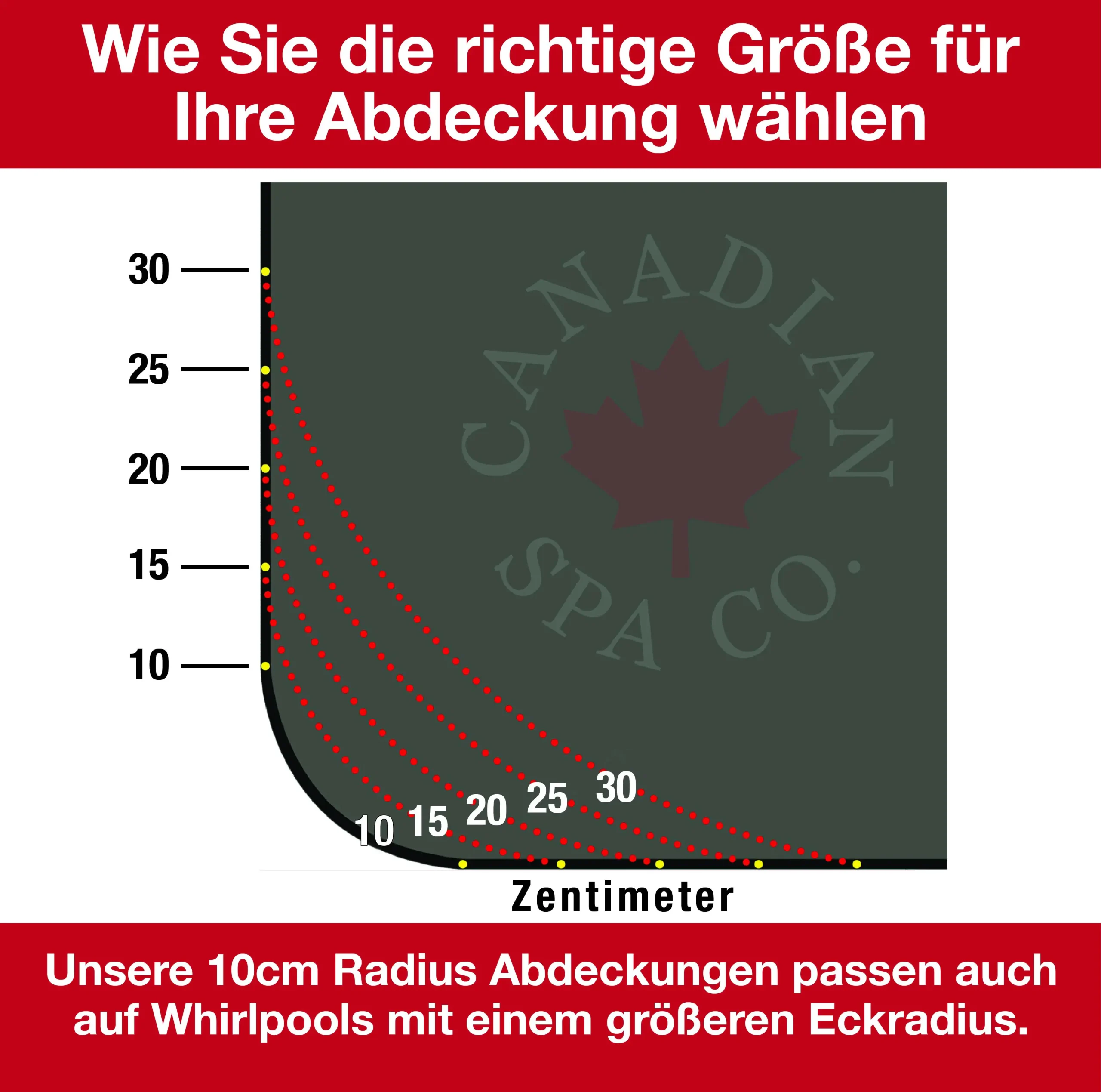 Canadian Spa Deluxe Whirlpool Isolierabdeckung braun 203 x 203 cm universell passend