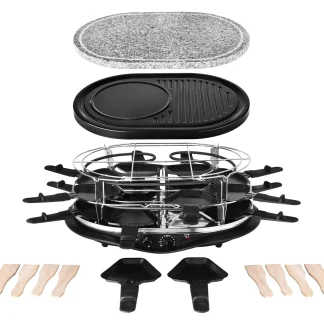 Kalorik Raclette RAC 1019 1600 Watt, 16 Pfännchen, 2 Ebenen