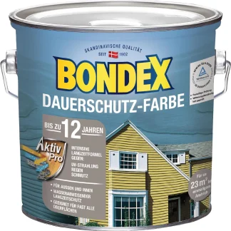 Bondex Dauerschutz-Holzfarbe 2,5 L sonnenlicht sahara