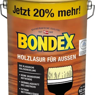 Bondex Holzlasur für Außen 4,8 L nussbaum