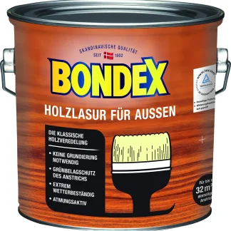 Bondex Holzlasur für Außen 2,5 L mahagoni