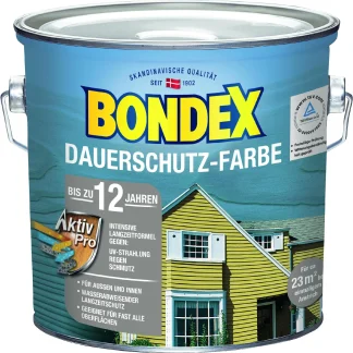 Bondex Dauerschutz-Holzfarbe 2,5 L taubenblau