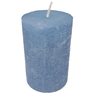 House of Rustic Kerze 9 cm blau