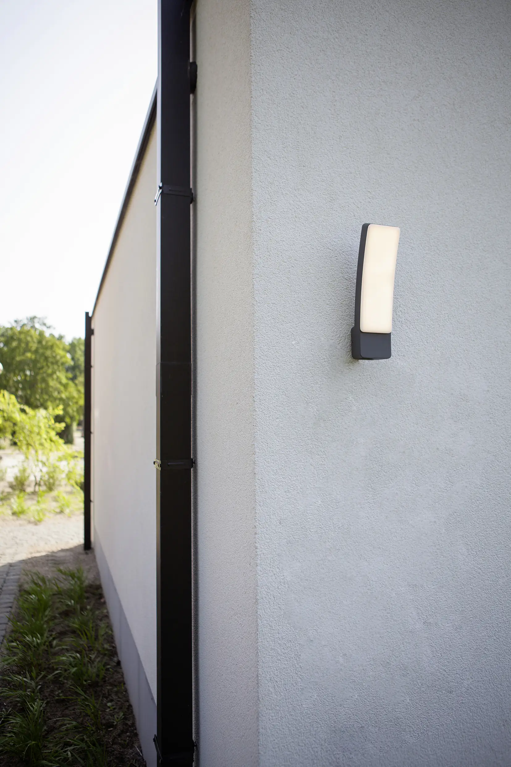 Lutec LED Außenwandleuchte Kira anthrazit IP54