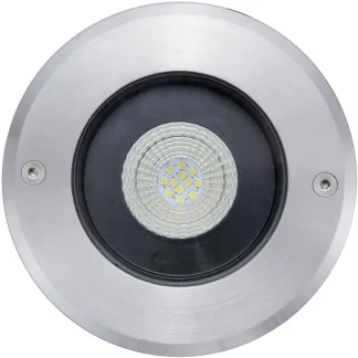 Lutec LED Bodeneinbauleuchte Denver Edelstahl IP54