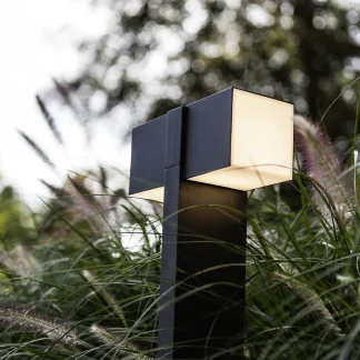 Lutec LED Wegeleuchte Cuba 2-flammig anthrazit IP54