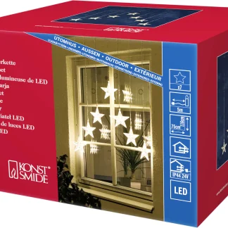 Konstsmide LED Lichtervorhang 35 LED 35 LED, warmweiß