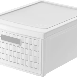 Rotho Schubladenbox Country klein, 8,3 L weiß