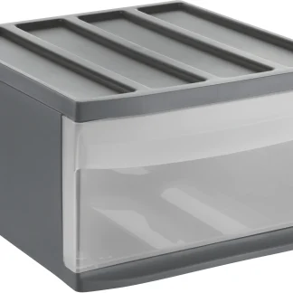 Rotho Schubladenbox Mono Systemix L 1 Schub anthrazit
