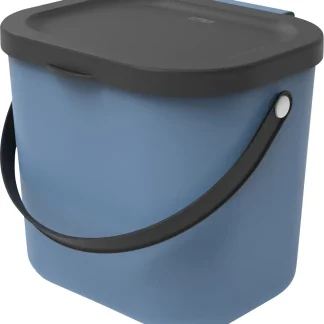 Rotho Mülltrennungssystem Albula 6 L horizon blue Recyclingbehälter