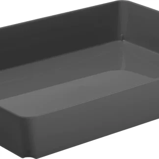 Rotho Aufbewahrungsbox Living 4,5 L anthrazit 37,5 x 26,6 x 6 cm