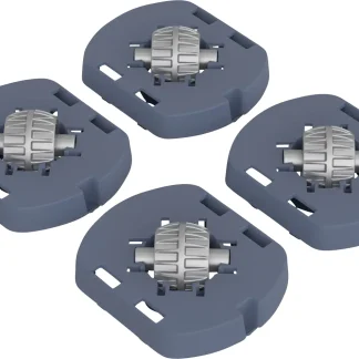 Rotho Fussadapter mit Rollen für Box Albris 45 L horizon blue