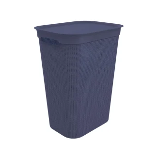 Rotho Wäschesammler Brisen, 50 l iris blau