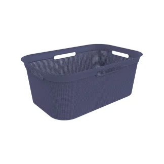 Rotho Wäschekorb Brisen, 41 l iris blau