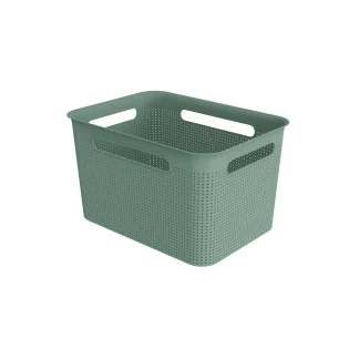 Rotho Wäschebox Brisen, 16 l mistletoe grün