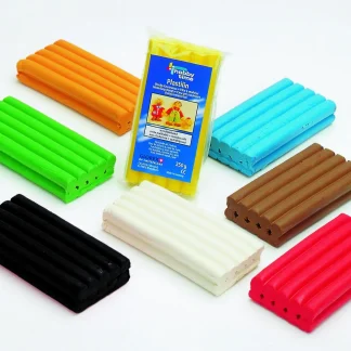Glorex Plastilin 250 g, weiß
