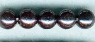 Glorex Wachs Perlen 6 mm 60 Stück, grau