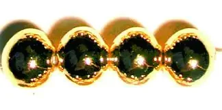 Metallic-Glorex Perle 2 mm 130 Stück, goldfarben