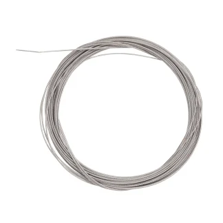 Glorex Edelstahldraht platinfarben 0,4 mm x 4 m