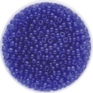 Glorex Rocailles 2,6 mm 17 g, transparent lapis