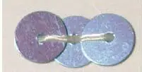 Glorex Paillettenscheiben 6 mm 7 g, aqua