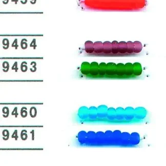 Glorex Rocailles 2,6 mm 17 g, transparent mattmix