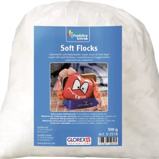 Glorex Soft-Flocks weiß 500 g