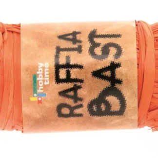 Glorex Raffia-Bast orange, 50 g