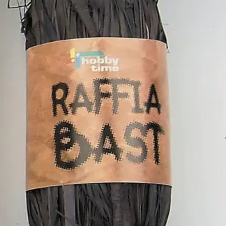 Glorex Raffia-Bast schwarz, 50 g