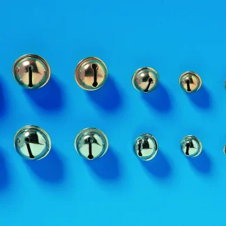 Glorex Rollenglöckchen 18 mm silberfarben, 8 Stück