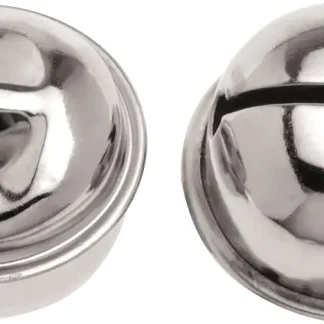 Glorex Rollenglöckchen 22 mm silberfarben, 6 Stück