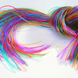Glorex Colour Strips Glitter 100 cm 10 Farben sortiert, 20 Stück