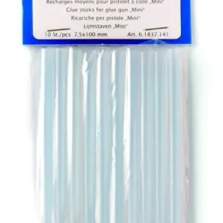 Glorex Ersatzstäbe für Mini 7,5 x 100 mm, 10 Stück