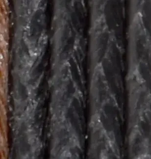 Glorex Baumwollkordel 1 mm 5 m, schwarz