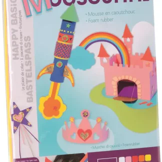 Glorex Moosgummi sortiert A4, 2 mm, 10 Stück